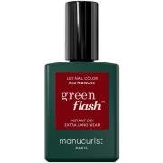 Manucurist Green Flash LED Gel Nail Color Red Hibiscus