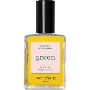 Manucurist Green Natural Nail Colour Gold Button