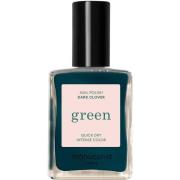 Manucurist Green Natural Nail Colour Dark Clover