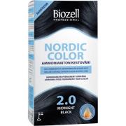 Biozell Nordic Color Permanent Hair Color Midnight Black 2.0