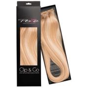 Poze Hairextensions Clip & Go Extensions 50 cm 12NA/10B Sunk Beig