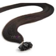 Poze Hairextensions Keratin Premium Extensions 60 cm 1B Midnight