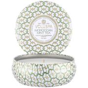 Voluspa Moroccan Mint Tea Maison Blanc 3-Wick in Decorative Tin 4