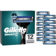 Gillette Mach3 Razor blades for men 12 count