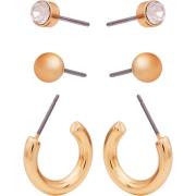 Dazzling J14 3 Pack Beads And Hoop Gold