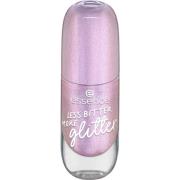 essence gel nail colour 58 LESS BITTER MORE glitter