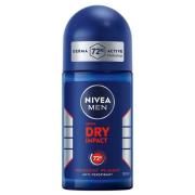NIVEA MEN Antiperspirant Deo Roll on Dry Impact  50 ml