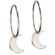 Blomdahl Natural Titanium Ear Ring 14 mm Penda Moon 8 mm