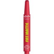 NYX PROFESSIONAL MAKEUP Fat Matte Slick Click Lip Balm 10 Flaming