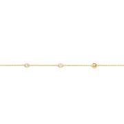 Michael Kors Premium Halskette 18 kt. Silber vergoldet MKC1714CZ710
