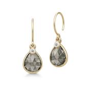 Julie Sandlau Leela Earrings Smokey Ohrringe 22 kt. HKS750GDSMCRCZ