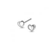 Pia&Per Heart Ohrringe Silber 68658-02