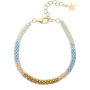 Nuni Copenhagen Josefine Armband 18 kt. Silber Vergoldet A3133-Blue