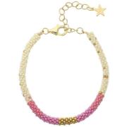 Nuni Copenhagen Josefine Armband 18 kt. Silber Vergoldet A3133-Pink