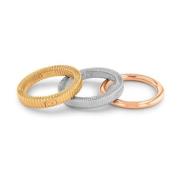 Calvin Klein PLAYFUL REPETITION Ring 18 kt. Edelstahl Vergoldet 350000...