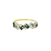 Suzanne Kalan Amalfi Mix Ring 14 kt. Gold 0,08 ct. PR512F-YG