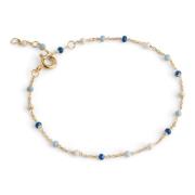 Enamel Lola Marine Armband 18 kt. Silber Vergoldet B66G_2_Marine