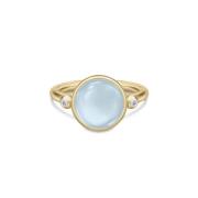 Julie Sandlau Prime Ring Milky Aqua Ring 22 kt. RI248GD