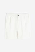 H&M Baumwollshorts Regular Fit Weiß in Größe XL. Farbe: White