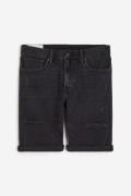 H&M Jeansshorts Regular Schwarz in Größe W 30. Farbe: Denim black