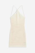 H&M Kleid im Häkellook Cremefarben, Alltagskleider in Größe XL. Farbe:...