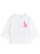 Langärmeliges T-Shirt von ARKET und YUK FUN Weiß/Rosa, T-Shirts & Tops...