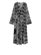 Arket Paisley-Kleid Weiß/Schwarz, Alltagskleider in Größe 38. Farbe: W...