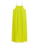 Arket Maxikleid aus Baumwolle Gelb, Alltagskleider in Größe 34. Farbe:...