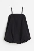 H&M Kleid mit Volumen Schwarz, Party kleider in Größe M. Farbe: Black
