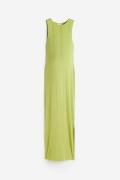 H&M MAMA Geripptes Kleid Olivgrün, Kleider in Größe XXL. Farbe: Olive ...
