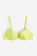 H&M Super-Push-up-Bikinitop Gelb, Bikini-Oberteil in Größe 85B. Farbe:...