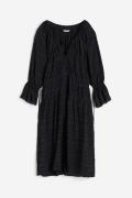H&M Oversized Kleid Schwarz, Alltagskleider in Größe XS. Farbe: Black