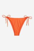 H&M Tie-Tanga Bikinihose Orange, Bikini-Unterteil in Größe 48