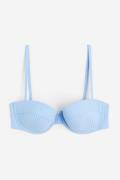 H&M Balconette-Bikinitop Hellblau, Bikini-Oberteil in Größe 70B. Farbe...