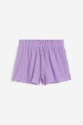 H&M Shorts mit Paperbag-Bund Helllila in Größe 146. Farbe: Light purpl...