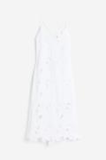 H&M Besticktes Kleid Weiß, Alltagskleider in Größe XXL. Farbe: White