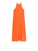 Arket Trägerkleid aus Lyocell Orange, Alltagskleider in Größe XS