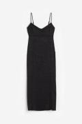 H&M Rückenfreies Kleid Schwarz, Party kleider in Größe L. Farbe: Black