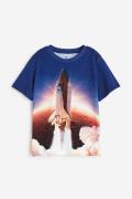 H&M Bedrucktes T-Shirt aus Jersey Dunkelblau/Raumfahrzeug, T-Shirts & ...
