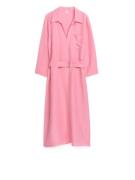 Arket Tunikakleid mit Gürtel Rosa, Alltagskleider in Größe 36. Farbe: ...