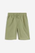 H&M Shorts aus Leinenmischung Khakigrün in Größe 164. Farbe: Khaki gre...