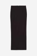H&M Twillrock Schwarz, Röcke in Größe 34. Farbe: Black