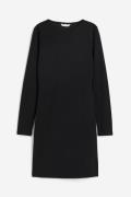 H&M Jerseykleid mit Cut-out Schwarz, Alltagskleider in Größe M. Farbe:...