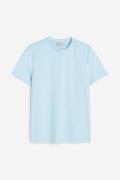 H&M T-Shirt aus Pima-Baumwolle Slim Fit Hellblau in Größe XXXL. Farbe:...