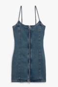 Monki Bodycon-Minikleid aus Denim Blau, Alltagskleider in Größe M. Far...