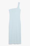 Monki One-Shoulder-Schlauchkleid Himmelblau, Alltagskleider in Größe X...