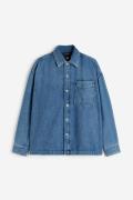 G-Star Raw Boxy Fit Long Sleeve Shirt Blue, Freizeithemden in Größe S