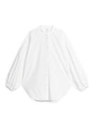 Arket Popeline-Hemd Weiß, Freizeithemden in Größe 40. Farbe: White