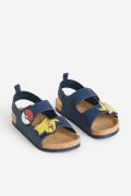 H&M Sandalen mit Knöchelriemen Dunkelblau/Pokémon in Größe 25. Farbe: ...