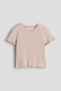 H&M Shirt in Rippstrick Mattrosa, T-Shirts & Tops Größe 134/140. Farbe...